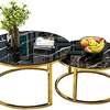 Tempered plain glass Nesting tables thumb 3