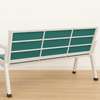 Office Bench: Green Heavy Duty Leather Bench thumb 3
