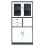 2‑Door Steel Glass Display Lockable Office Cabinet thumb 6