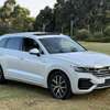 VW TOUAREG R-LINE white color 2018 model thumb 5