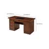 1400mm executive office table with drawers thumb 3