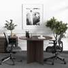 Boardroom Table: Round Arrow Legs Conference Table thumb 0