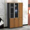 Office Cabinet: 3 Door Cabinet With Upper Dual Glass Door thumb 0
