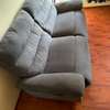 5 seater grey fabric recliners thumb 1