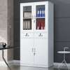 Office Cabinet: Half Glass Metallic Cabinet thumb 0