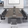 Boardroom Table: 3000mm Gray Executive Advanced Boardroom thumb 1