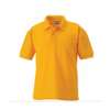 Fashion Heavy-duty Plain Cotton Polo T-shirt- Yellow thumb 2