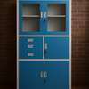Office Cabinet: Blue Office Storage Cabinet With Safe thumb 3