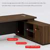Office Desk: 1600mm Luxury Manager Desk thumb 2
