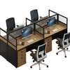 4 Way Modular Mdf Office Desk Configuration thumb 4