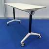 Modern Foldable Meetingtraining Table Mdf Wood Surface thumb 3