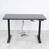 Adjustable tabel: 140cm black electric adjustable table thumb 3
