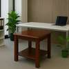 Coffee Table; Square Mahogany Office Coffee Table thumb 2