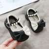 Girls Cute Two Tone Doll Shoes Black White thumb 2