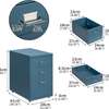 Under Desk 3-Drawer Filing Cabinet thumb 2