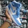 Blue air jordan one sneakers thumb 0