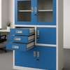 2-Door Steel Office Cabinet with Safe thumb 3