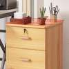 3‑Drawer Wooden Pedestal thumb 4