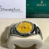 Rolex Oyster Perpetual Yellow dial Watch thumb 2