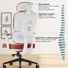 High-Back Ergonomic Home Office Chair – Orange thumb 3