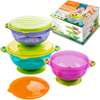 Baby Bowls and Matching Lids - Suction Cup Bowls for Babies, Toddlers & Infants - Set of 3 Sizes - thumb 0