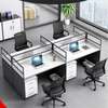 Office Workstations : 4 Way Office Working Desk thumb 0