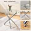 Round Glass Dining Table thumb 1