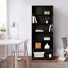 White Open Wooden Bookshelf thumb 4