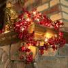 Christmas garland artificial berry plant thumb 1