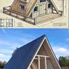 A-Frame wooden villa construction thumb 0
