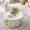Office Table: Marble Top Round Coffee Table thumb 2