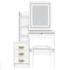 Cosmetic Bedroom Table with Mirror and Stool thumb 4