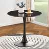 Coffee Table: Black Marble Cocktail Coffee Table thumb 2