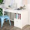 Modern customized Home office desks with a side shelf thumb 9