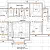 Typical suburban 3 bedroom house plan thumb 1