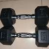 5kg Hex Dumbbells Rubber-Coated Metal Handles thumb 2