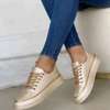 Ladies leather rubber like sneakers thumb 1