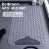 Large Bathroom Anti Slip Mat With Lazy Scrubber thumb 2