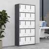 Office cabinet: 15-locker steel office file cabinet thumb 4