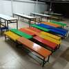 School dining tables and benches thumb 1