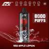 ECK KK Energy 8000 Puffs Vape 5% Nic – Red Apple Lemon thumb 0
