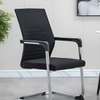 Black Ergonomic Mesh Visitors Waiting Chair thumb 6