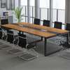 Boardroom Table: 240cm Long Brown  Boardroom Table thumb 2