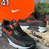 Nike Air Max 90 off Black/Orange Sneakers/White Sports Shoes thumb 0