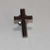 Cross (silver) Lapel Pin Badge thumb 3