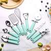 7pcs Kitchen gadget set with copper plated thumb 0