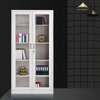 Steel Storage File Cabinet with Glass Doors thumb 0