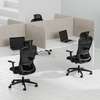 Lumbar-Supported Study Chair with Headrest thumb 4