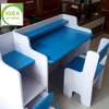 Super quality wooden kids studydesk with a chair thumb 3