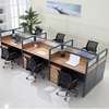 Modern 6-Way Modular Office Workstation Desk thumb 2